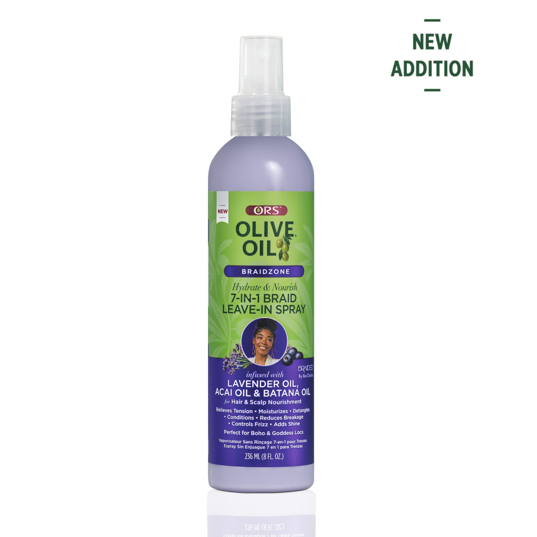 ORS Braidzone 7-en-1 spray tresses 236 ml hydratant