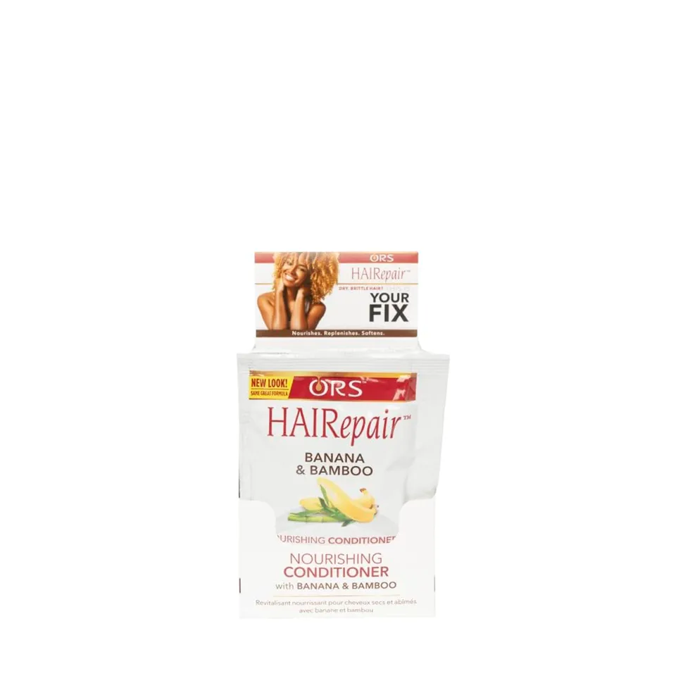ORS HAIRepair après-shampoing banane bambou pack 12 hydratant