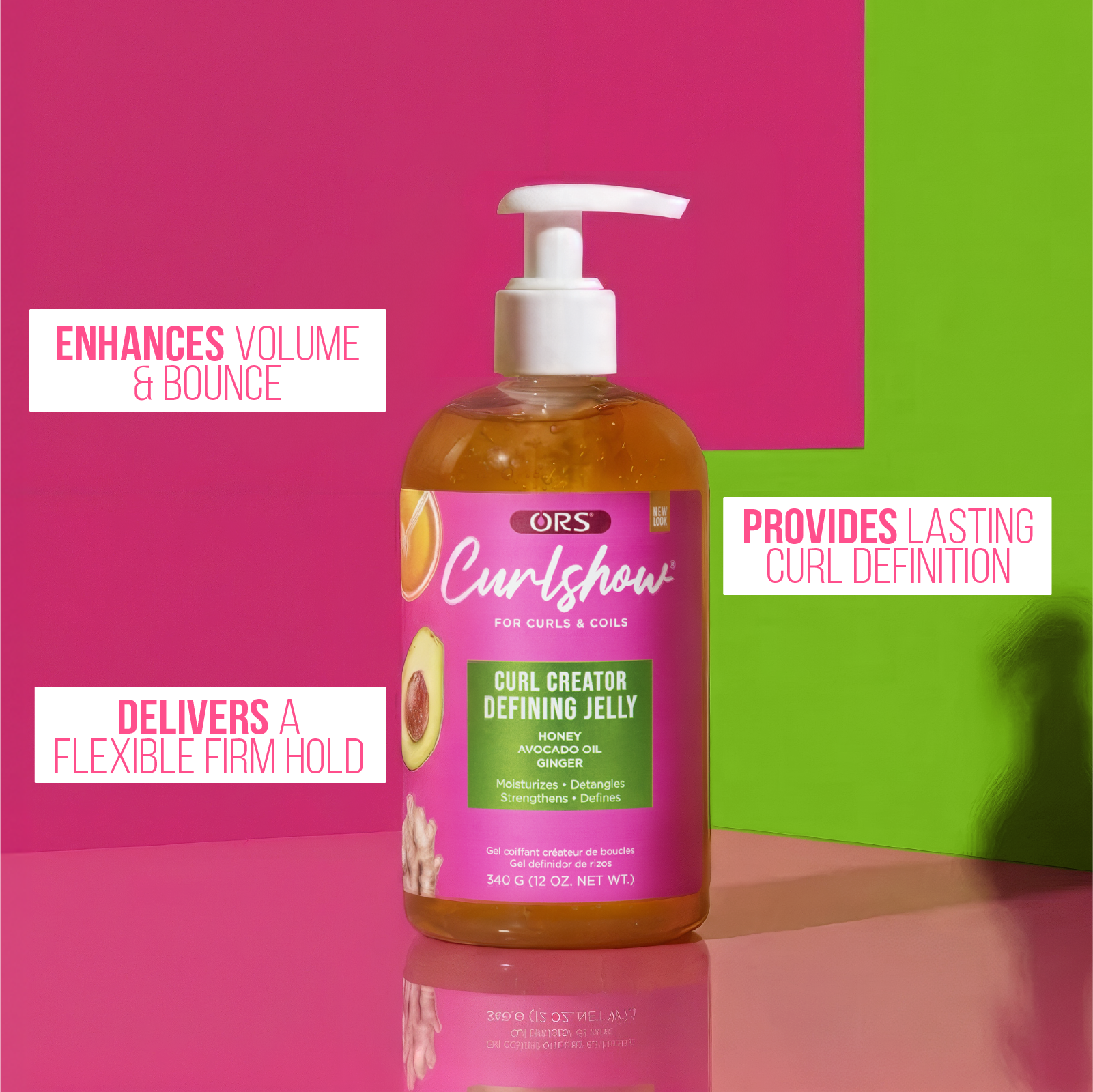 ORS Curlshow Gelée définissante boucles 355ml ananas vanille