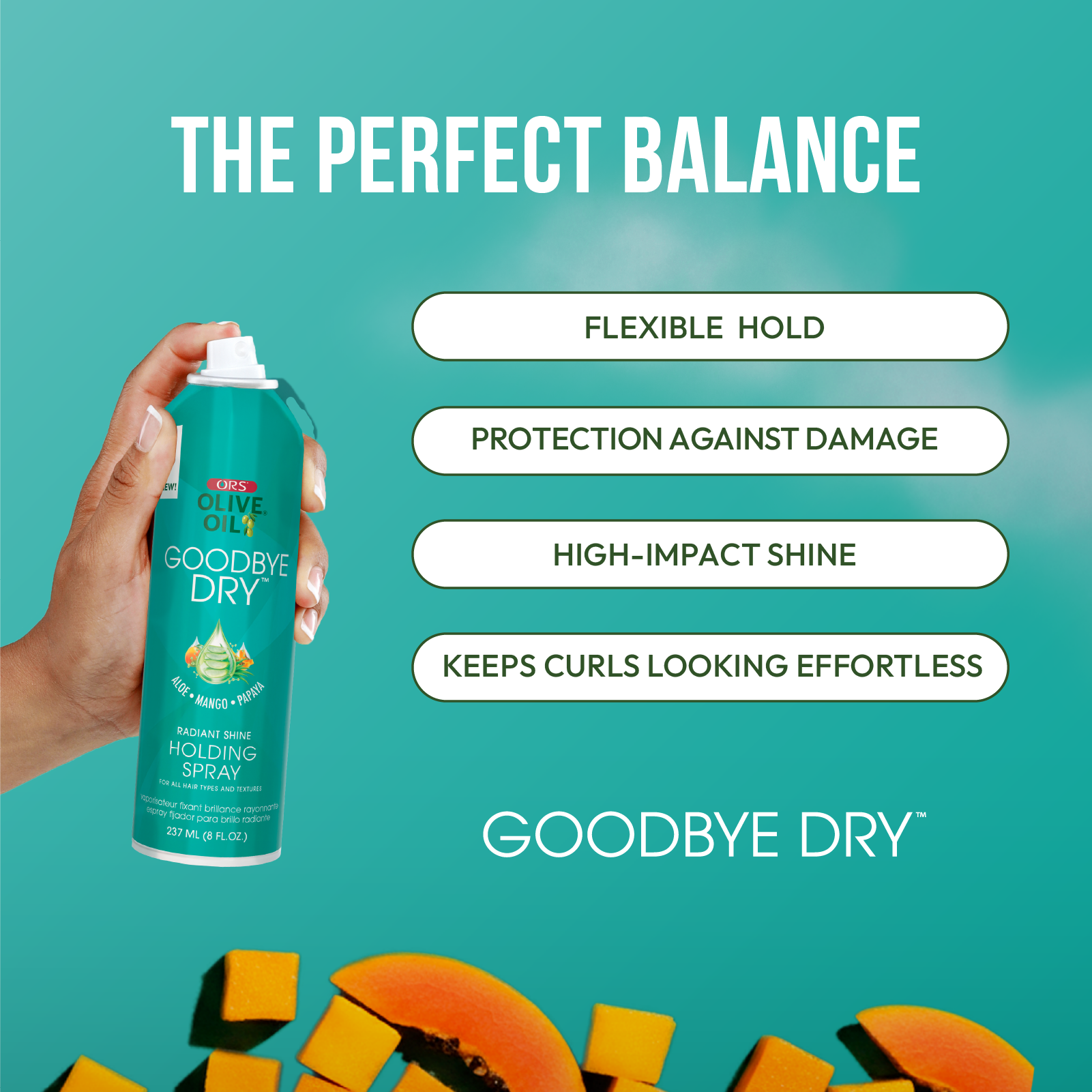 ORS Goodbye Dry Spray Fixant Brillance 236 ml