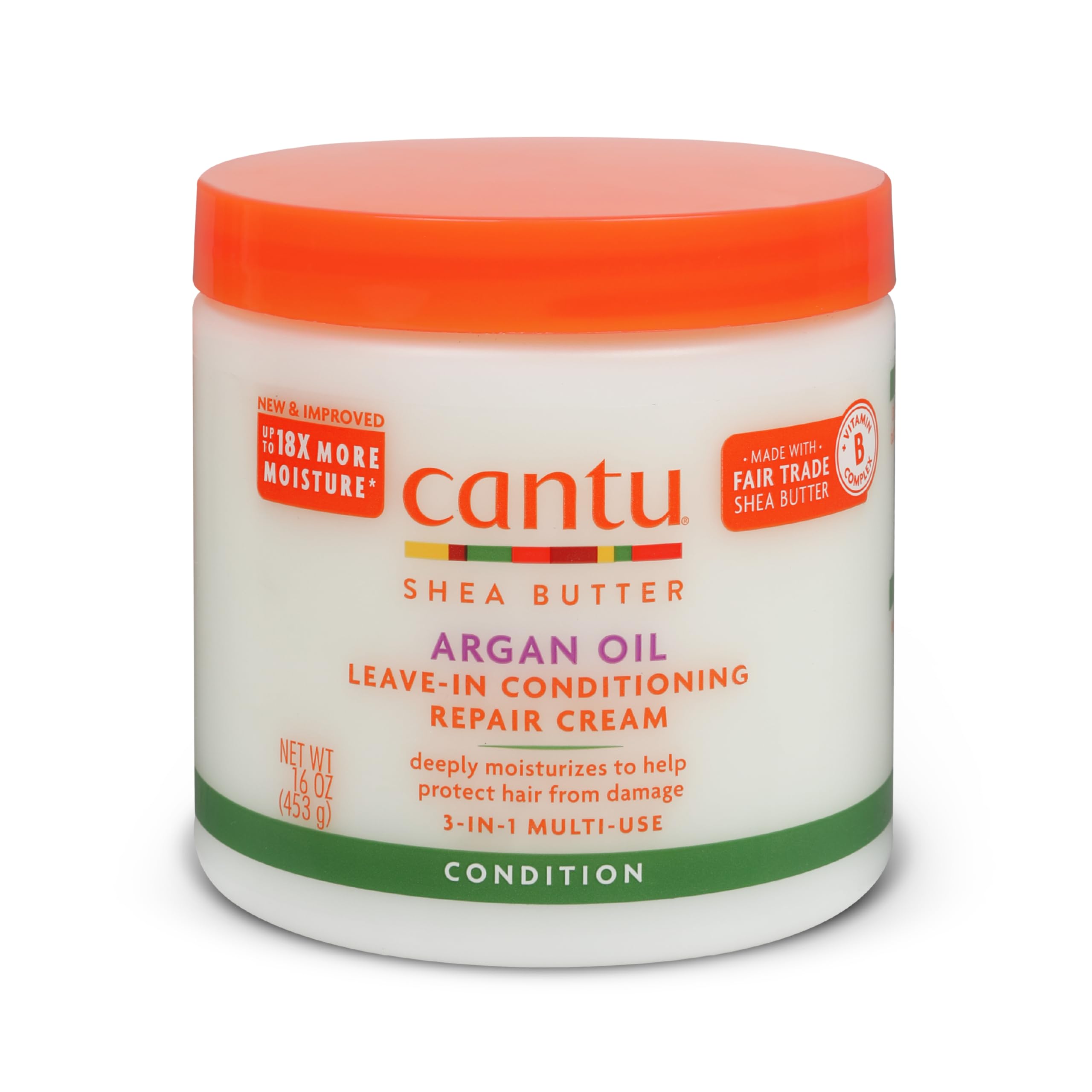 Cantu Classics crème sans rinçage argan 453 g réparation