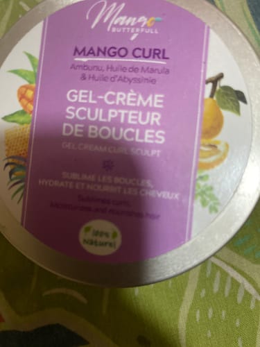 Mango Butterfull MANGO CURL Gel-crème boucles 250g abyssinie