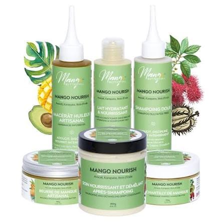 Mango Butterfull Mango Nourish shampoing doux 100ml savon noir