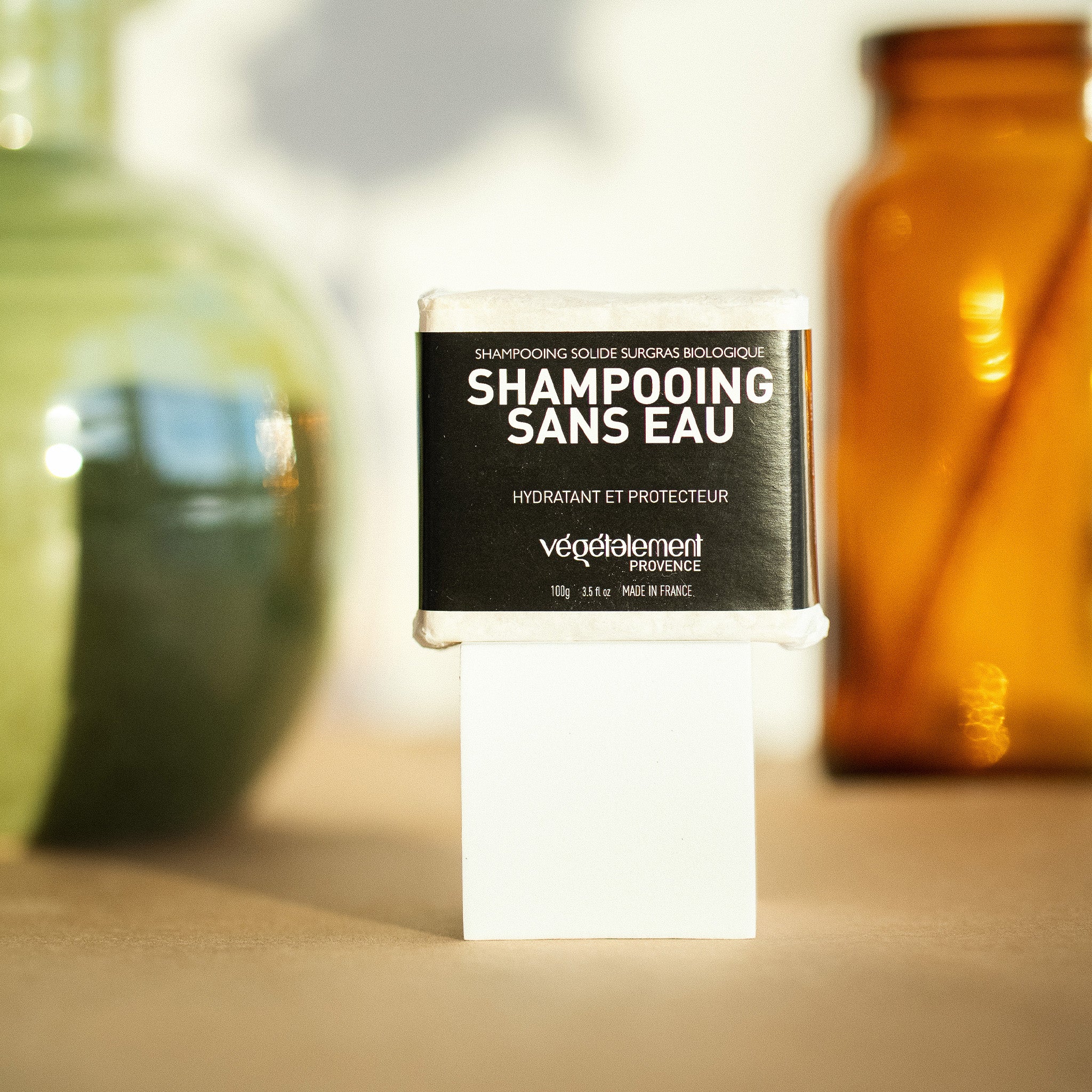 Végétalement Provence Shampooing sans Eau solide homme barbe