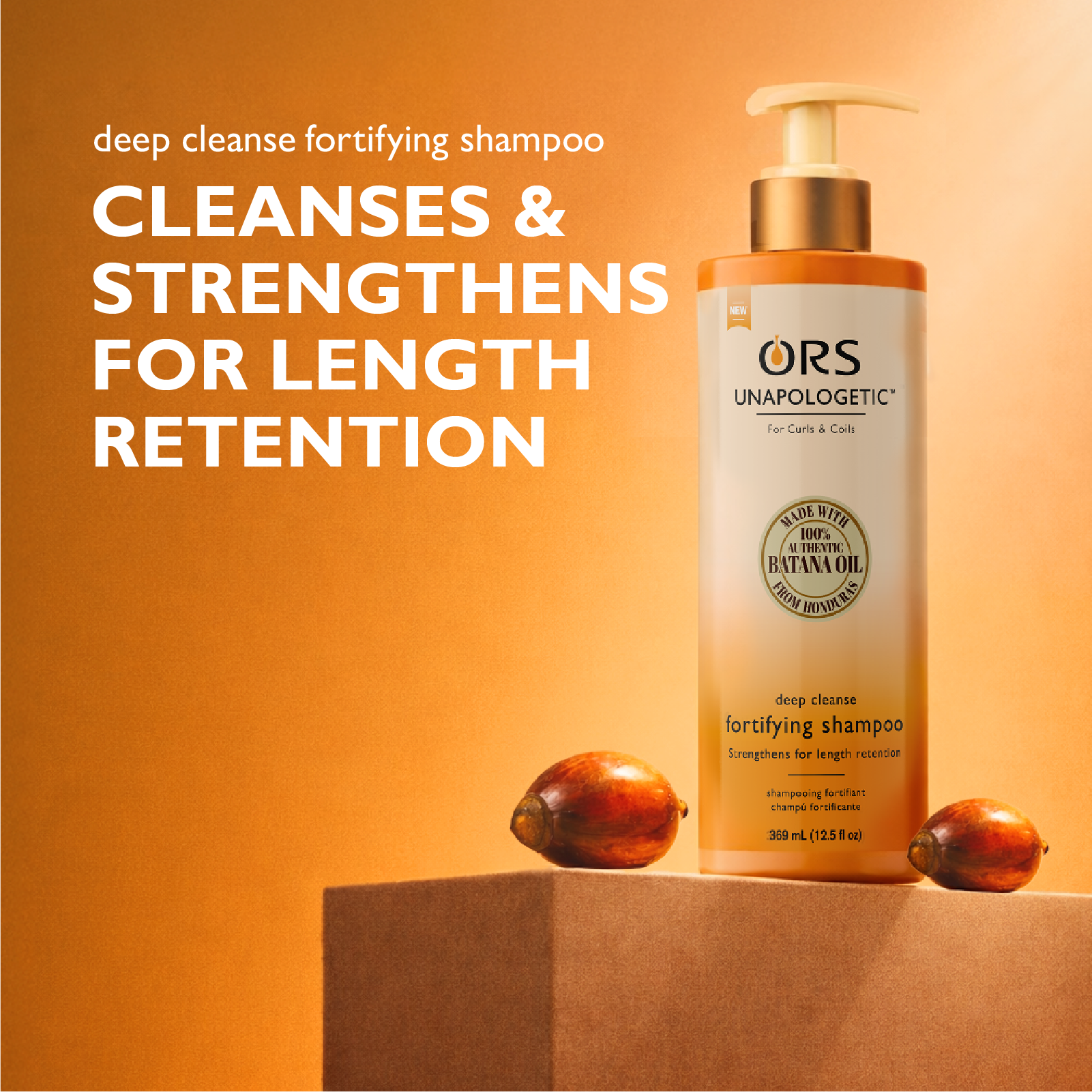ORS Unapologetic Deep Cleanse shampooing 15ml boucles sans sulfate