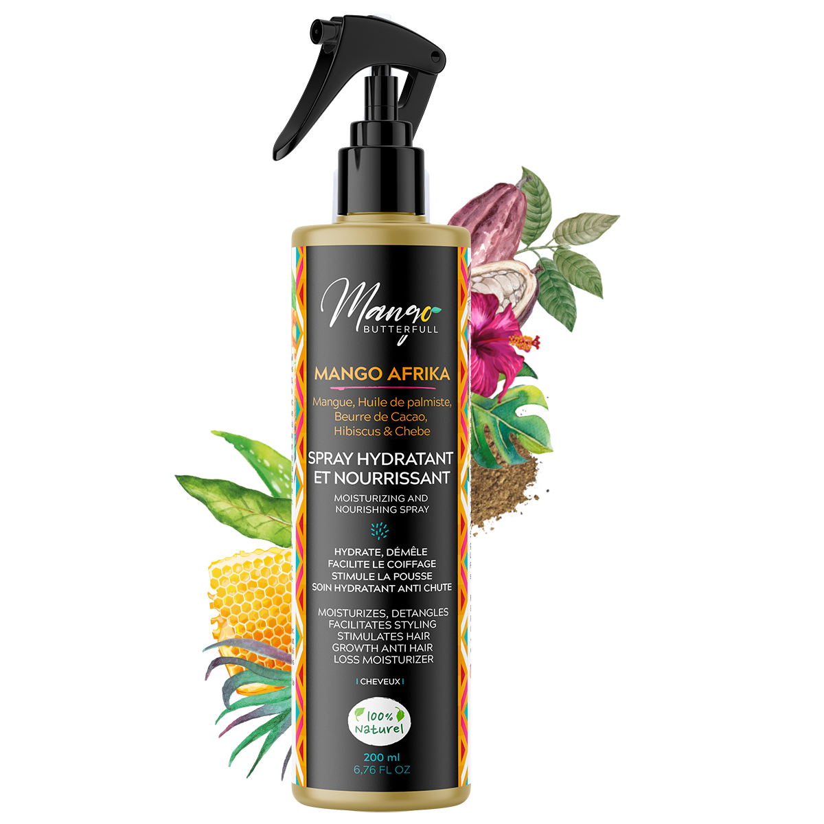 Mango Butterfull Mango Afrika spray hydratant 200ml chébé