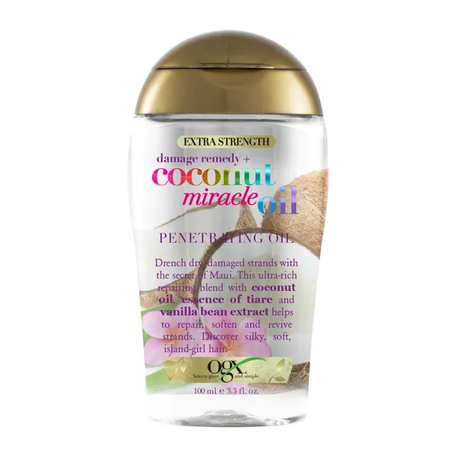 OGX Coconut Miracle Oil huile coco 100 ml réparation