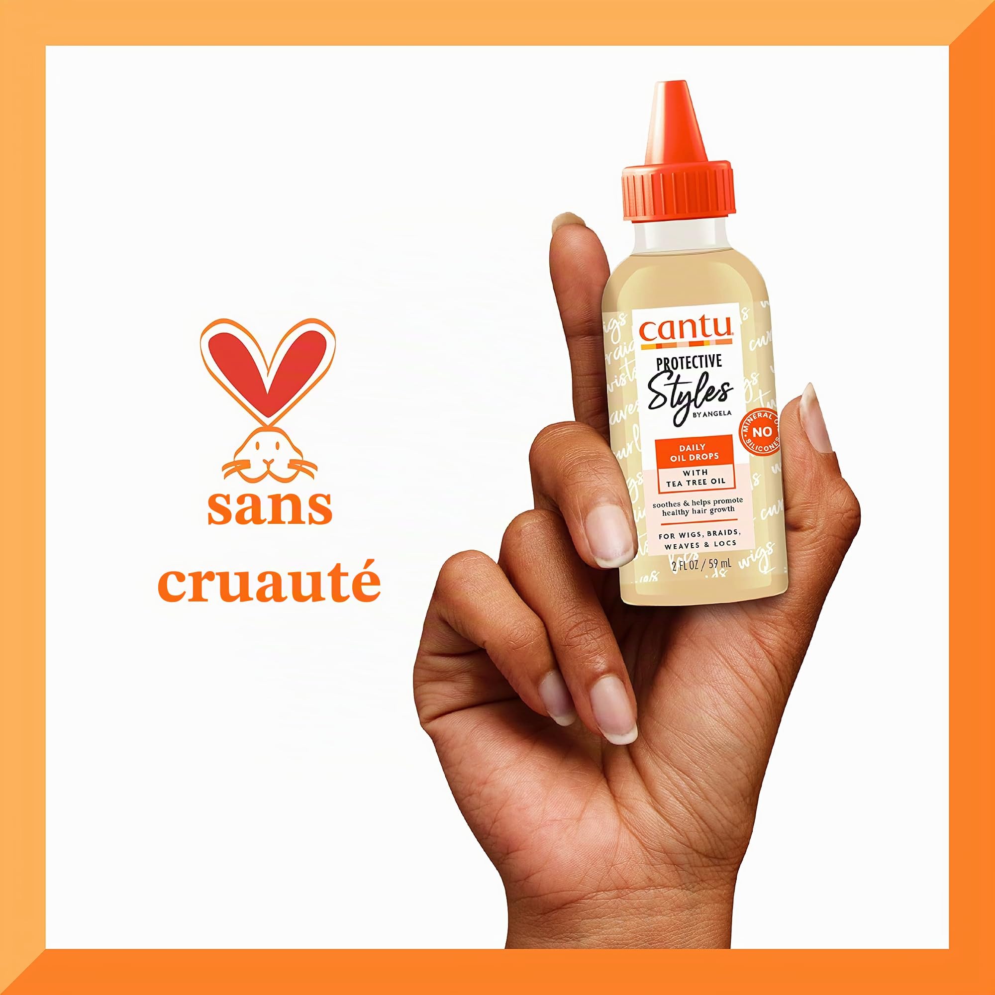 Cantu Protective Styles Huile Quotidienne 59 ml Menthe