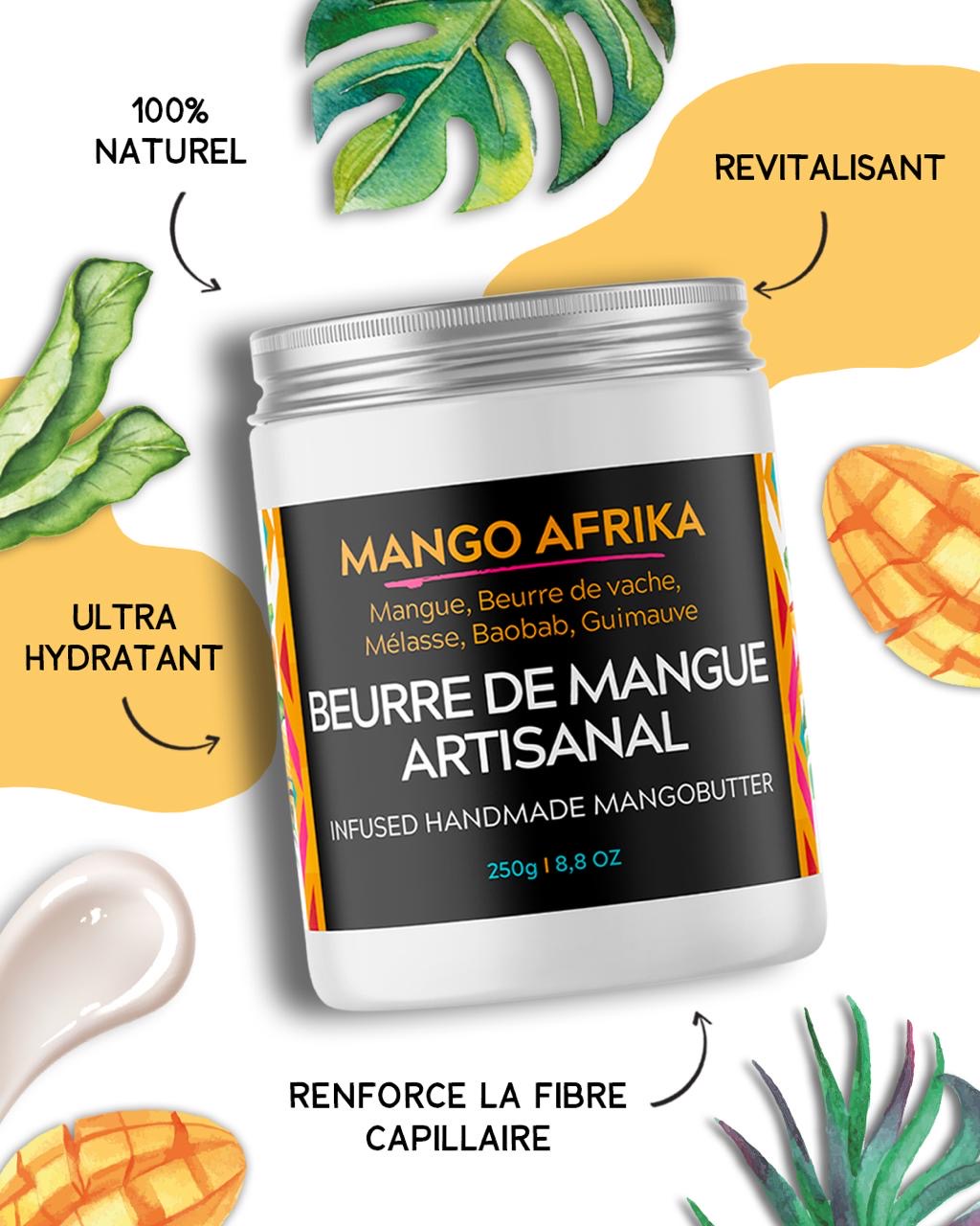 Mango Butterfull Mango Afrika Beurre de Mangue Cheveux 250ml