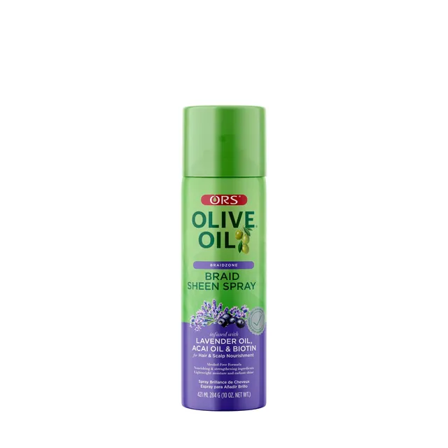 ORS Braidzone Braid Sheen Spray brillance 10 oz huile d'olive