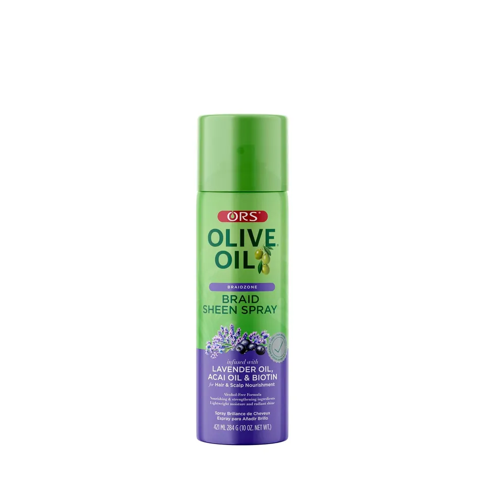 ORS Braidzone Braid Sheen Spray brillance 10 oz huile d'olive