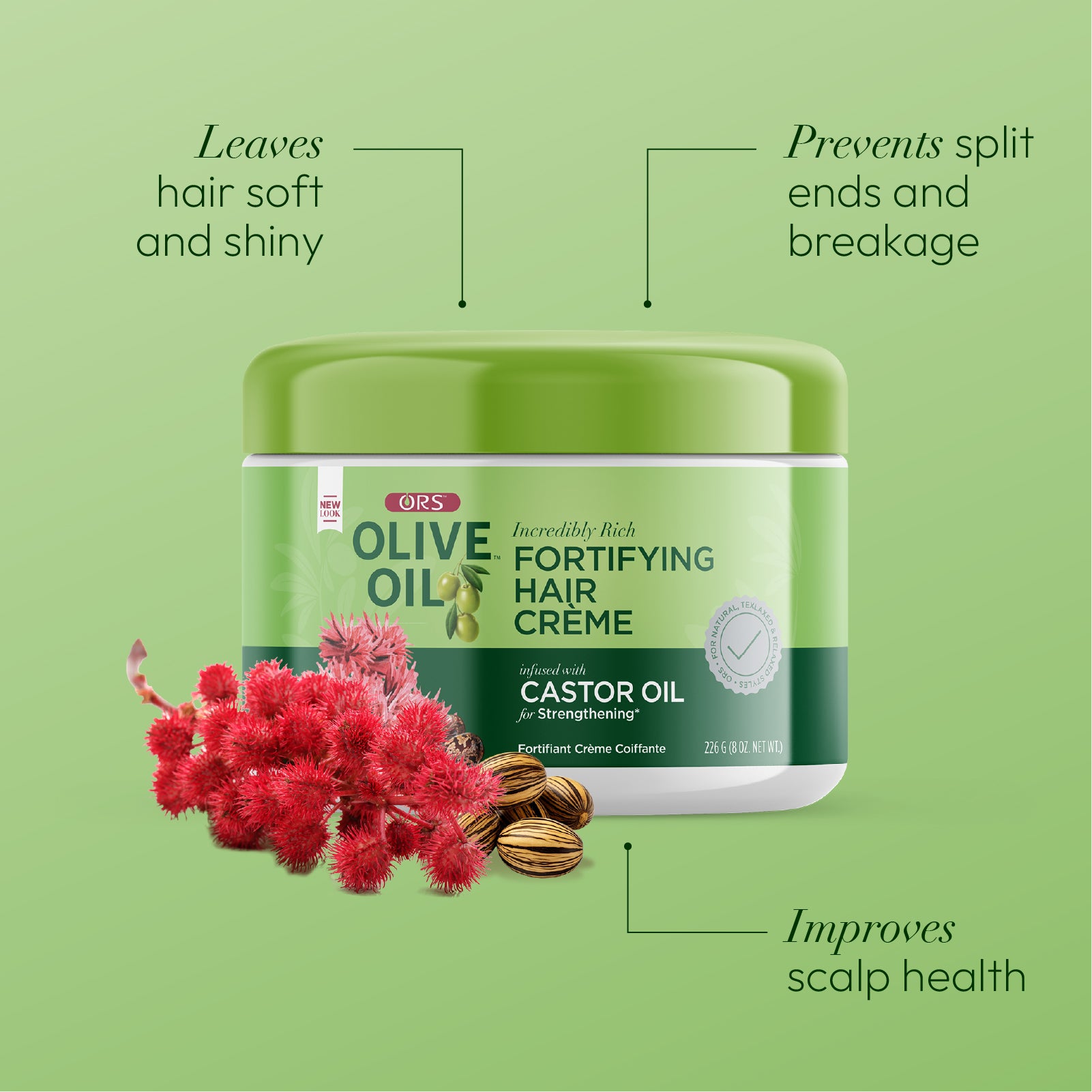 ORS Olive Oil Fortifying crème cheveux 8 oz fortifiante