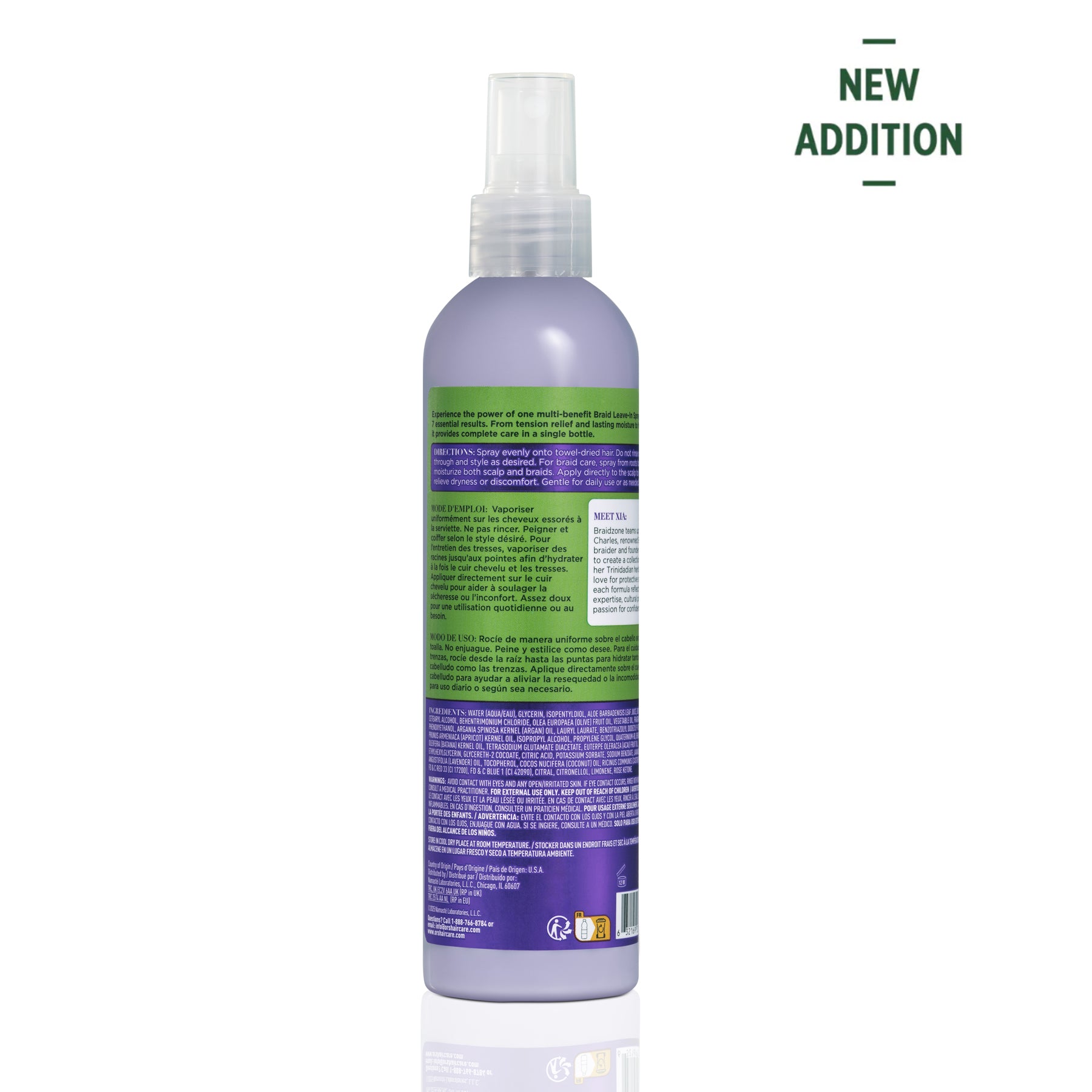 ORS Braidzone 7-en-1 spray tresses 236 ml hydratant