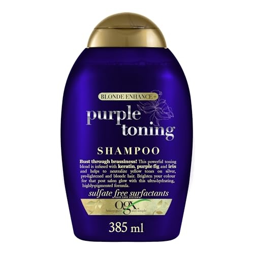 OGX Purple Toning Shampooing Violet Blonds 385 ml Kératine