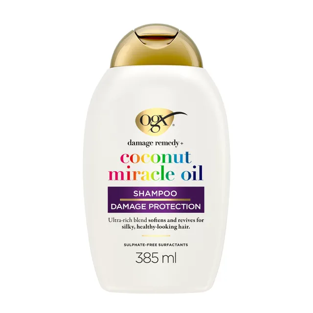 OGX Coconut Miracle Oil Shampooing Réparateur 385 ml Lot 1