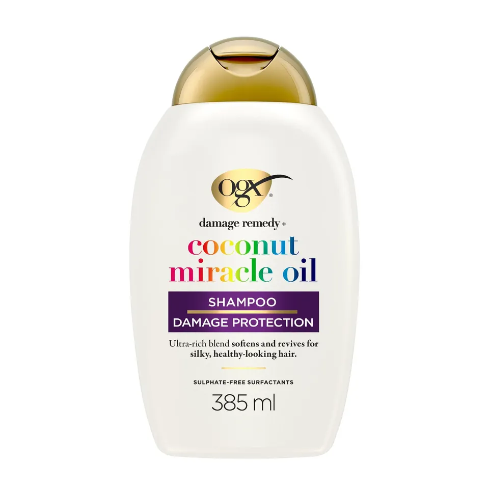 OGX Coconut Miracle Oil Shampooing Réparateur 385 ml Lot 1
