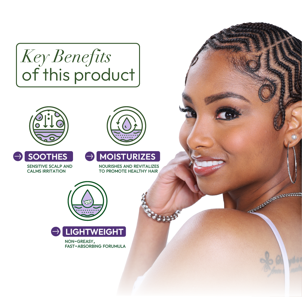 ORS Braidzone Huile Cuir Chevelu Apaisante 127 ml lavande