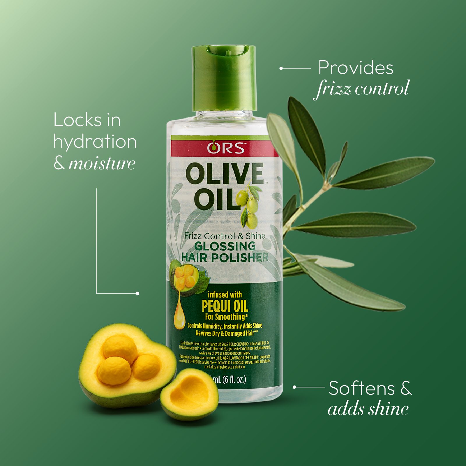 ORS Olive Oil coffret sérum brillance + pudding 6+13 oz