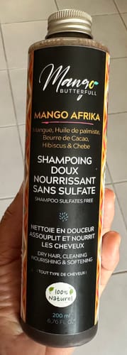 Mango Butterfull Mango Afrika shampoing sans sulfates 200ml afro