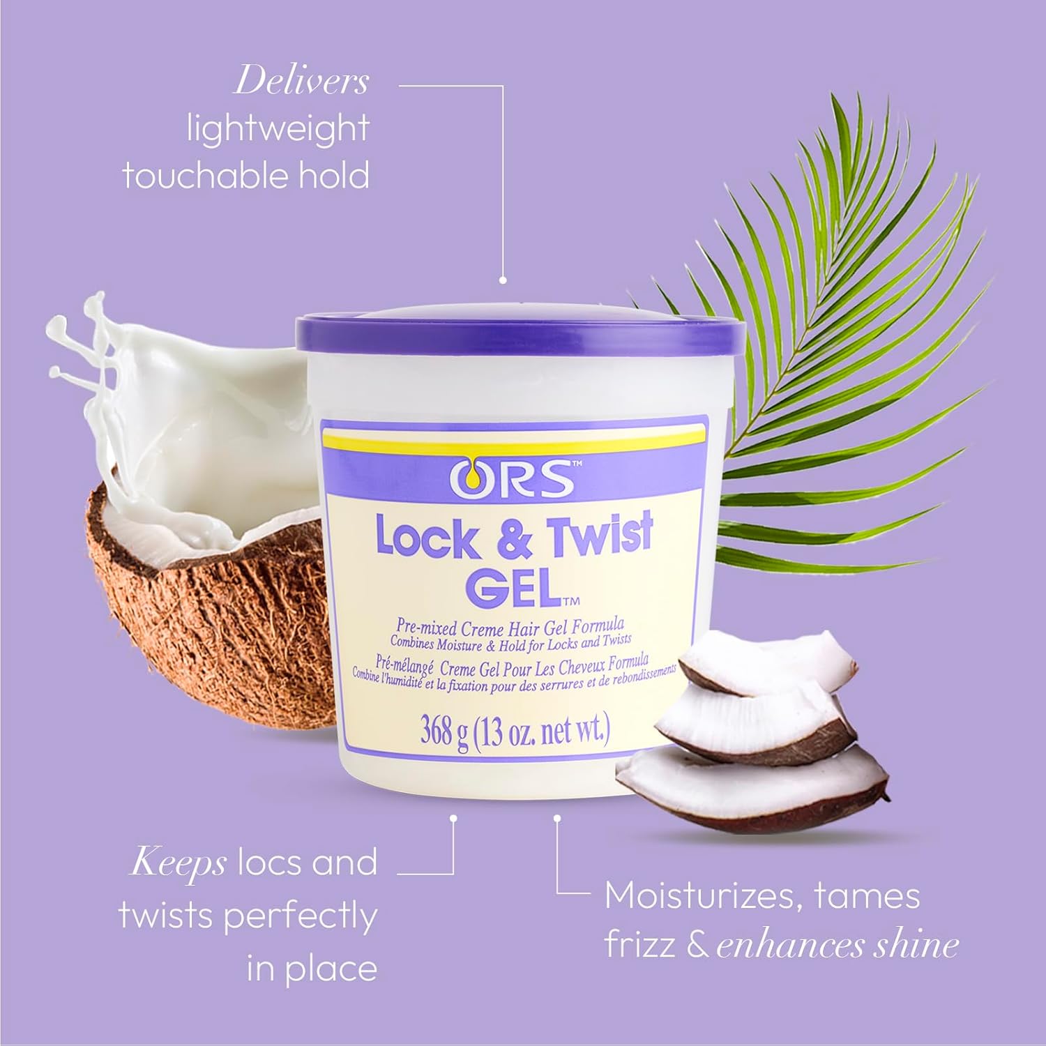 ORS Olive Oil Classics Lock and Twist Gel Coiffant 368 g Fixation