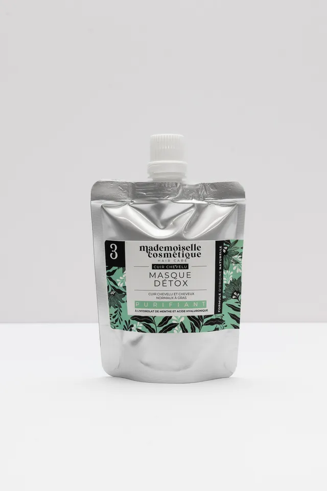 Melle Gamme Purifiante Masque Détox 30ml menthe cuir chevelu gras