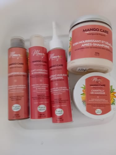 Mango Care Pack Routine coffret cheveux crépus 5x100ml