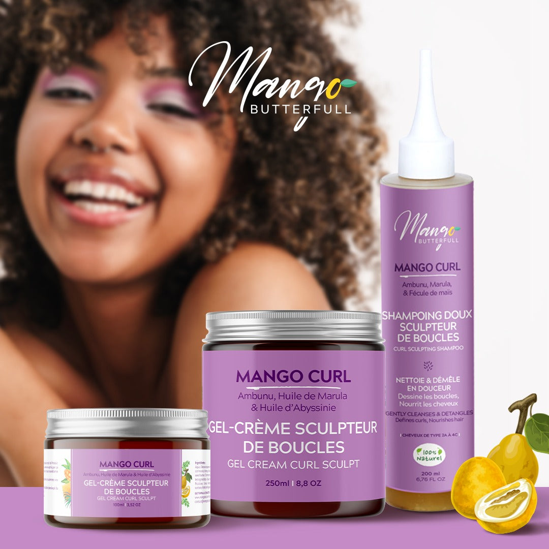Mango Butterfull MANGO CURL Gel-crème boucles 250g abyssinie