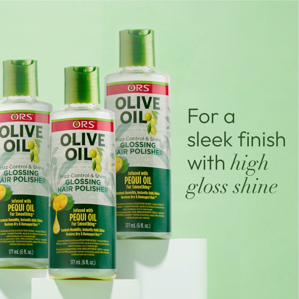 Organic Root Stimulator Olive Oil Glossing Polisher sérum 6 oz anti-frisottis