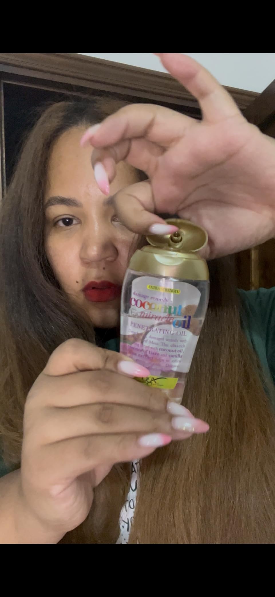 OGX Coconut Miracle Oil huile coco 100 ml réparation