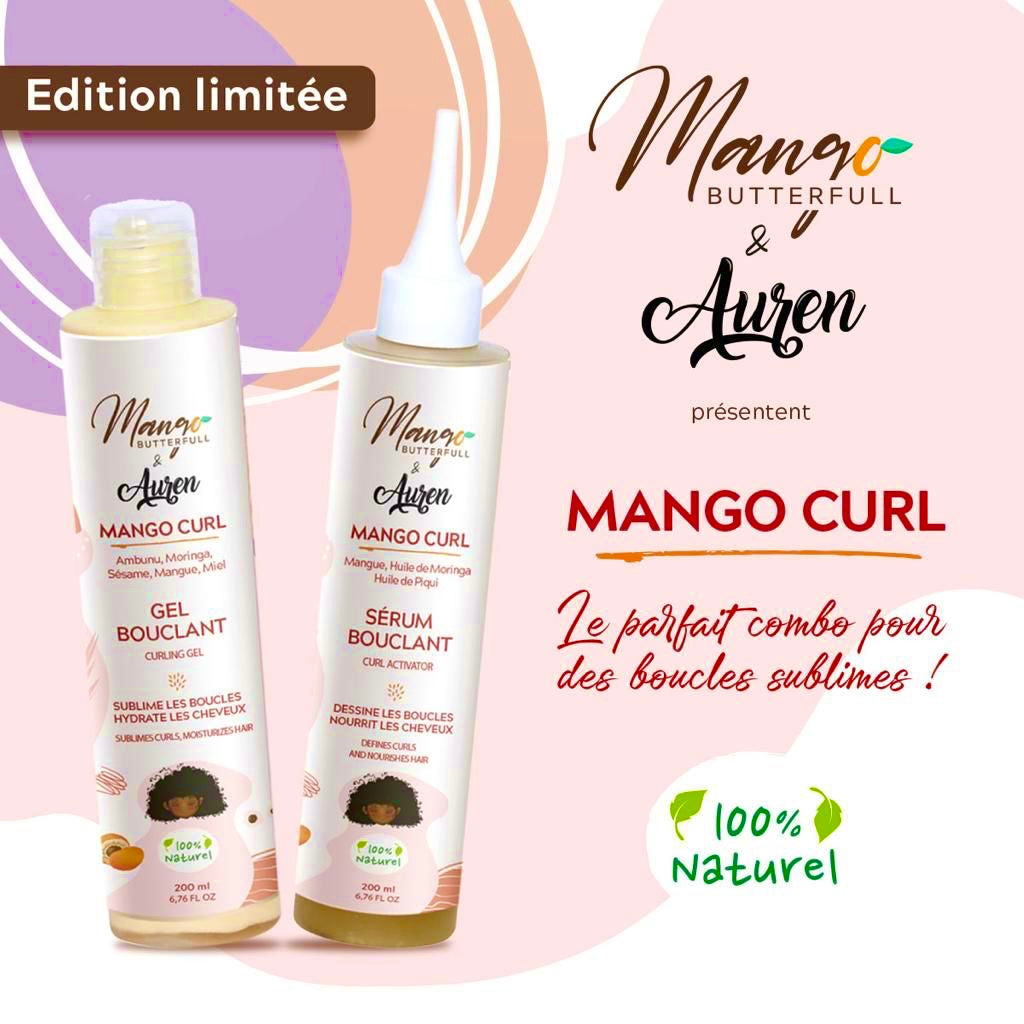 Mango Butterfull MANGO CURL Gel bouclant ambunu aloe vera miel