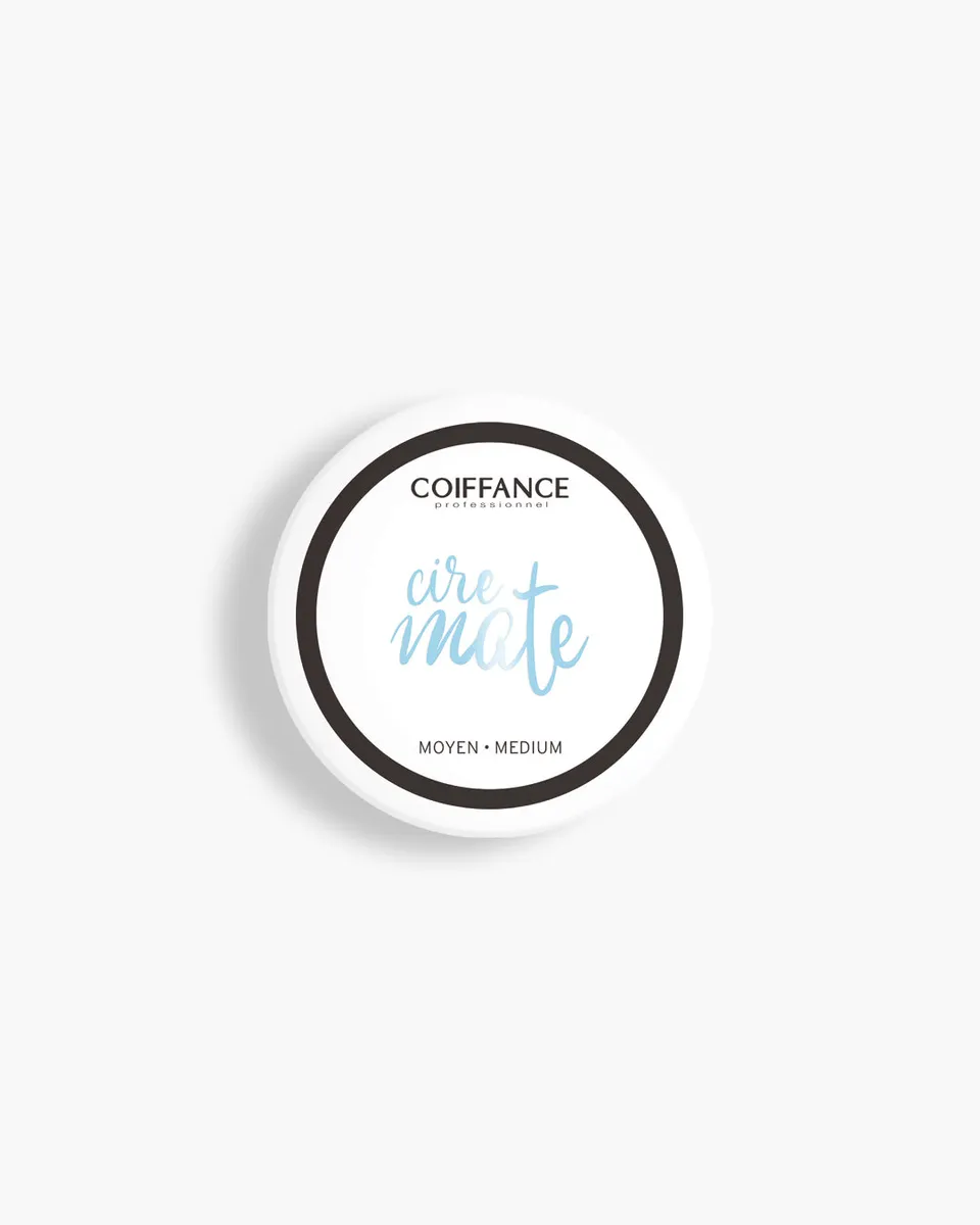 Coiffance Fixation Cire argile mate cheveux fins et courts