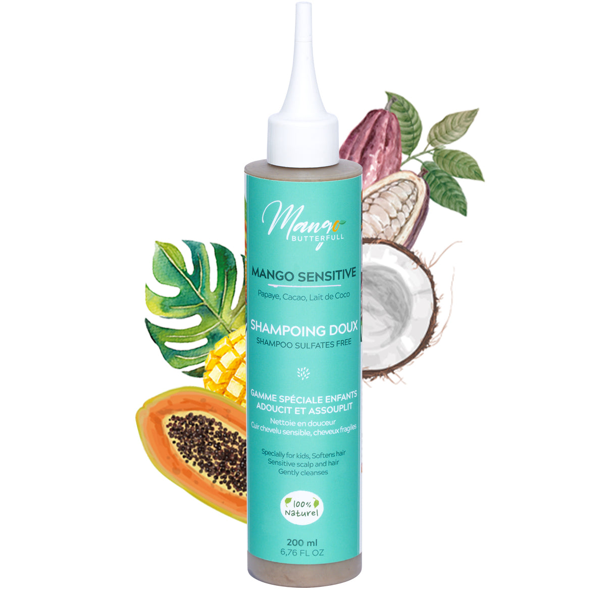 Mango Butterfull Mango Sensitive shampoing doux 200ml coco
