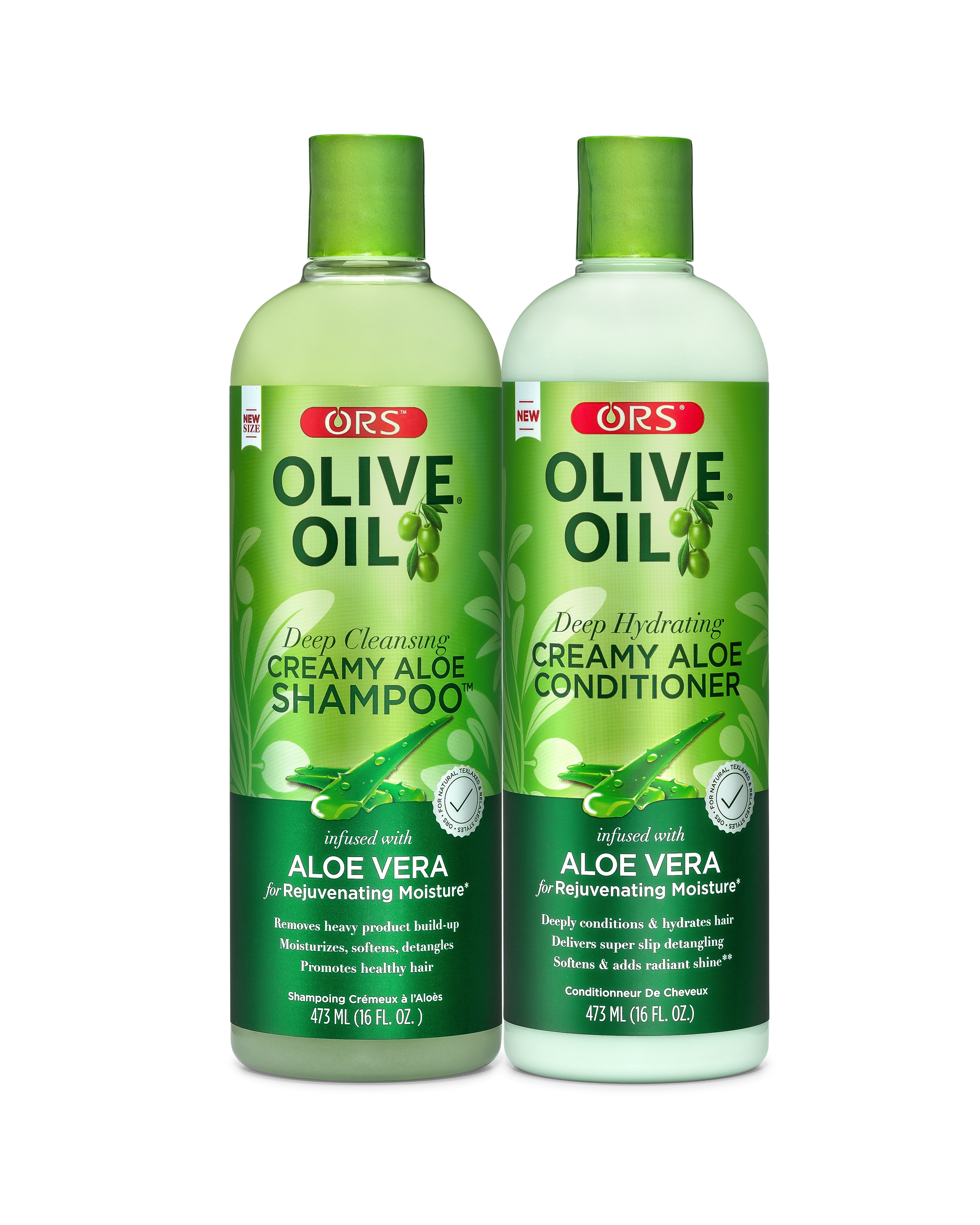 ORS Olive Oil Classics shampoing + après-shampoing 2x473 ml aloe
