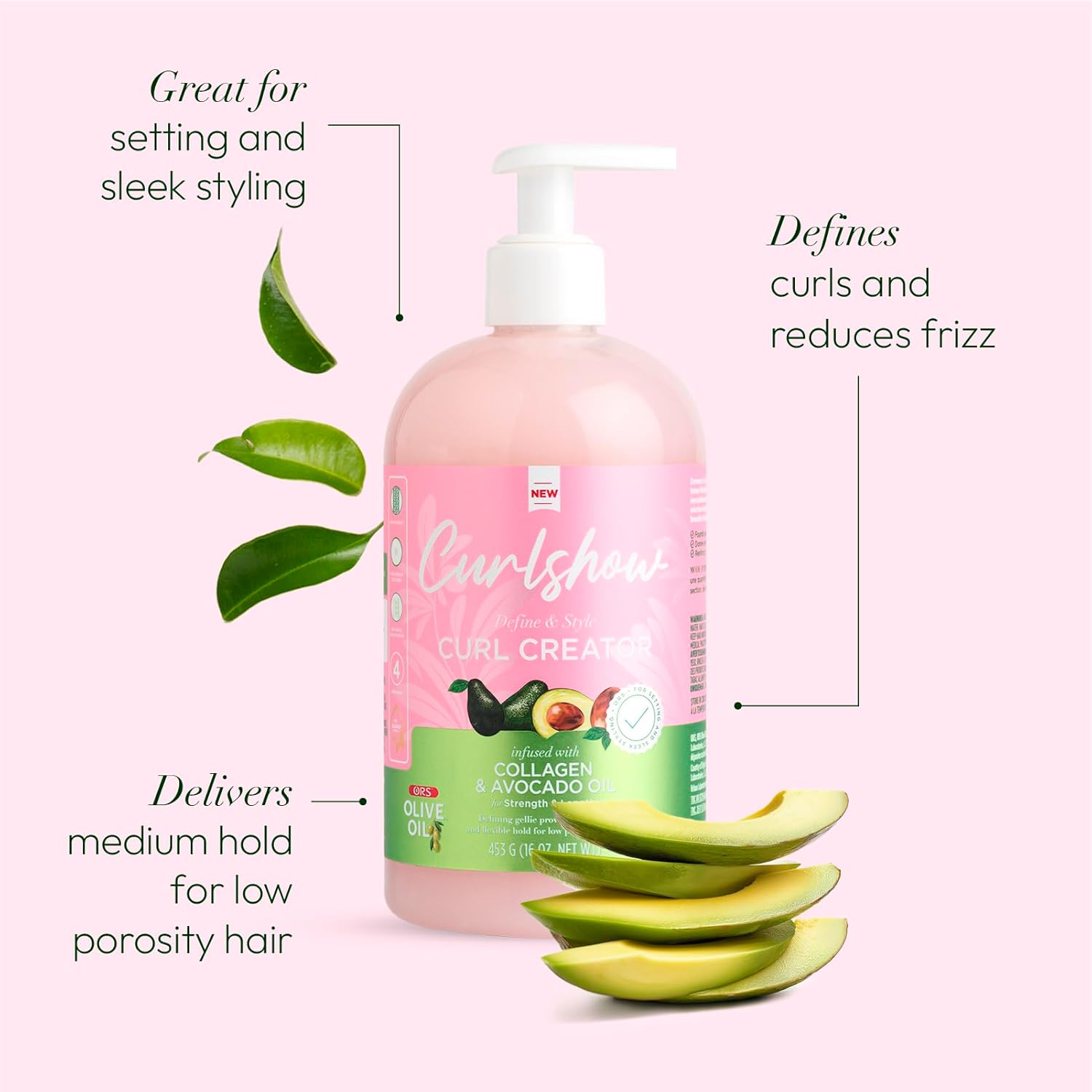 ORS Curlshow Curl Creator gelée boucles 473 ml définition souple