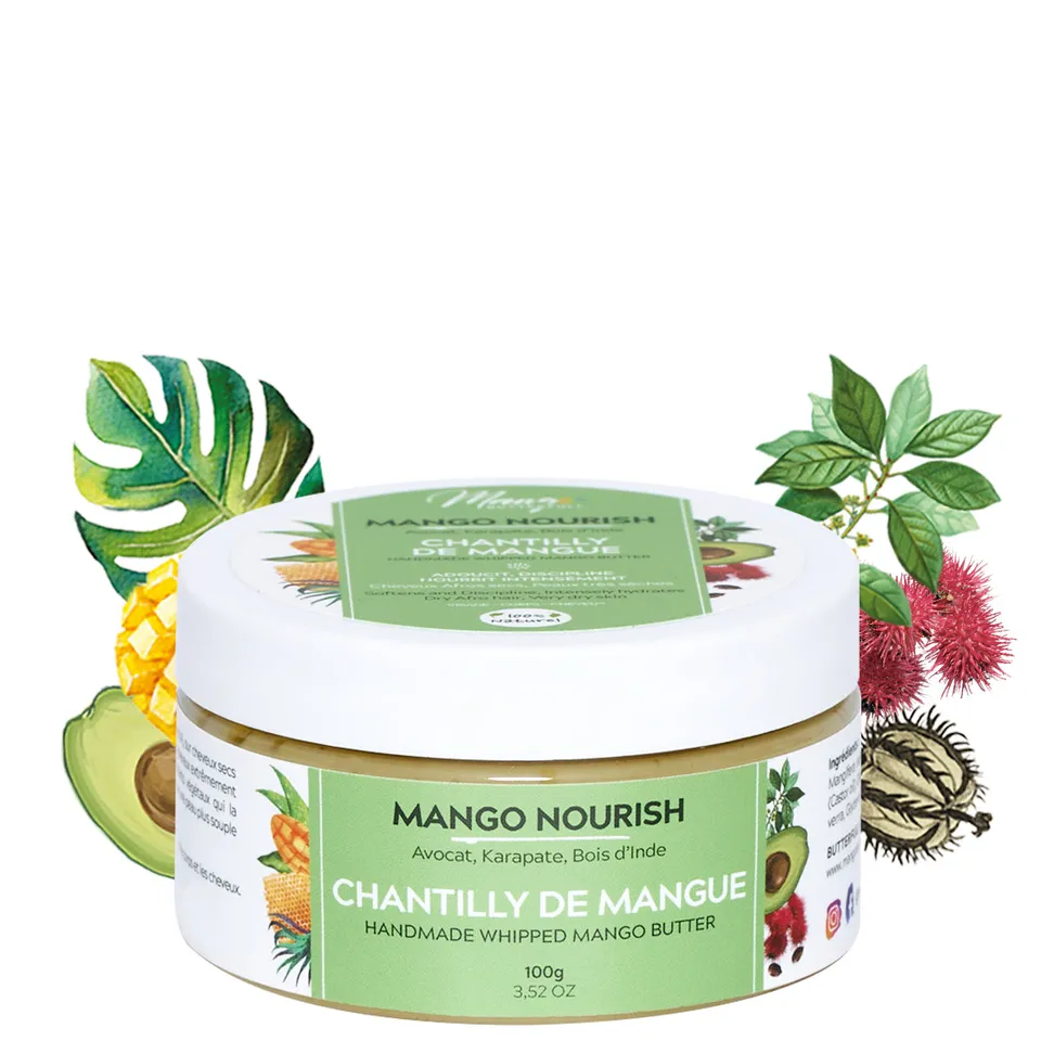 Mango Butterfull Nourish chantilly mangue cheveux crépus 250gr