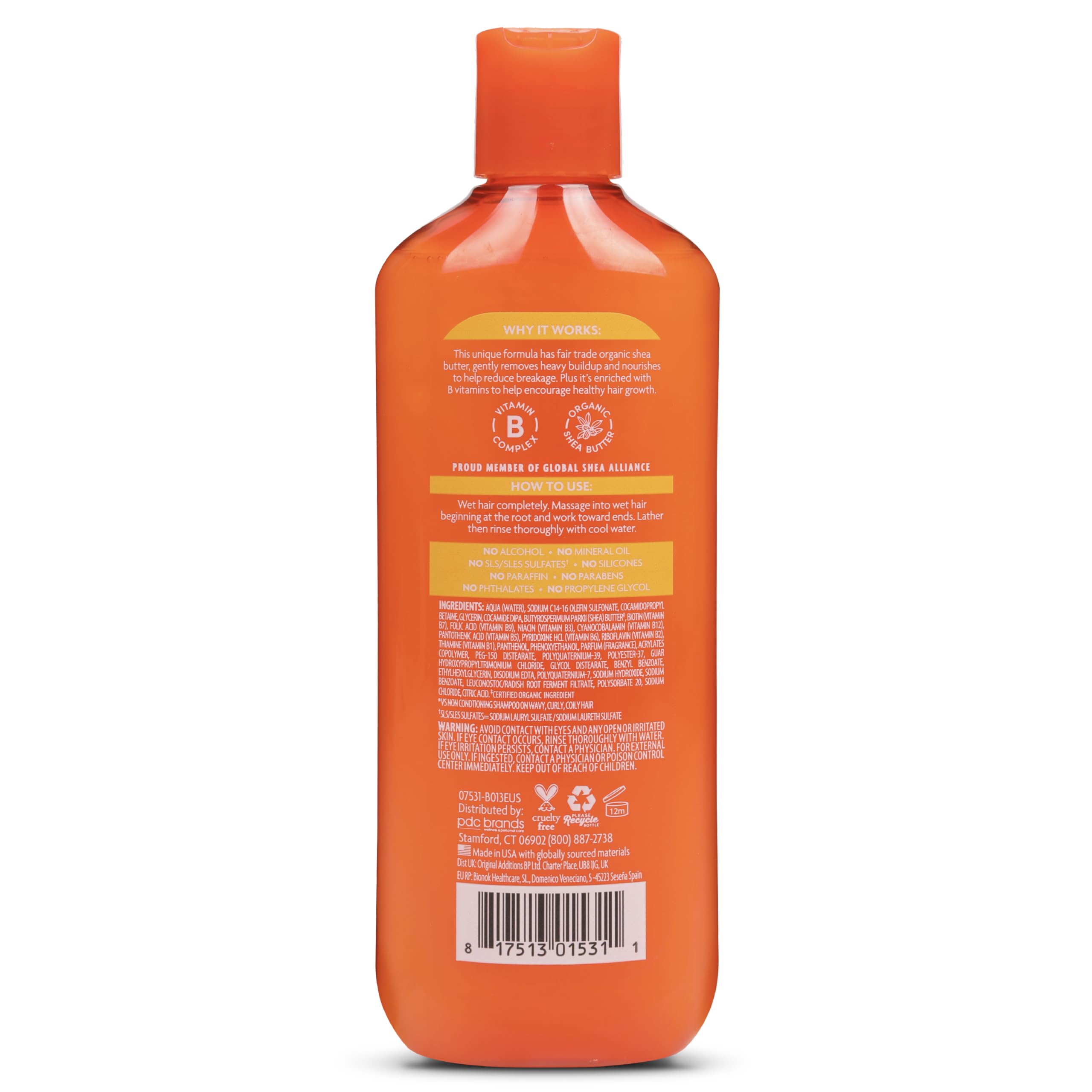 Cantu Classics shampoing crème sans sulfate 400ml karité