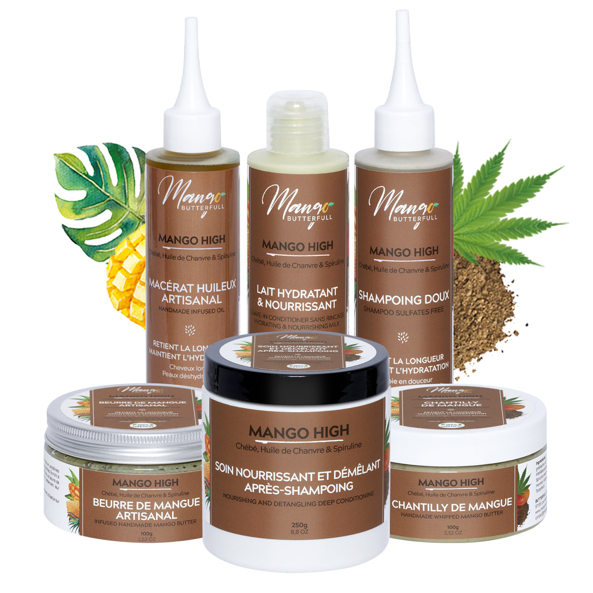 Mango Butterfull Mango Packs pack routine High 6 produits 200ml