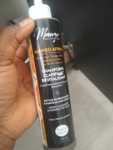 Mango Butterfull MANGO AFRIKA Shampoing clarifiant 200ml savon noir