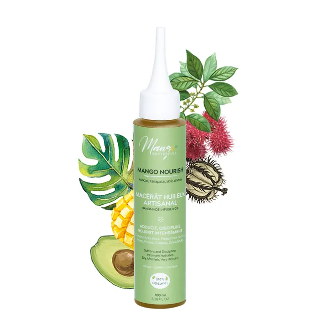 Mango Butterfull Mango Nourish macérât huileux 100ml pousse