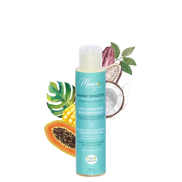Mango Butterfull SENSITIVE Lait cheveux 100ml coco
