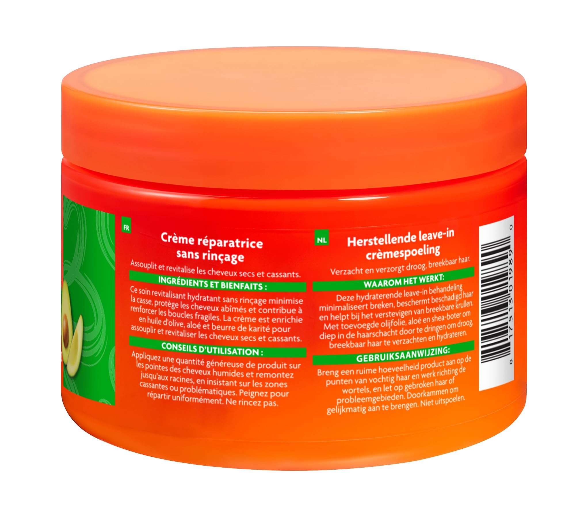 Cantu Superfoods crème avocat sans rinçage 340 g boucles