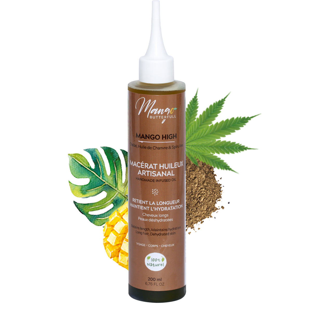 Mango Butterfull Mango High Macérât Huileux Chébé 100ml Pousse