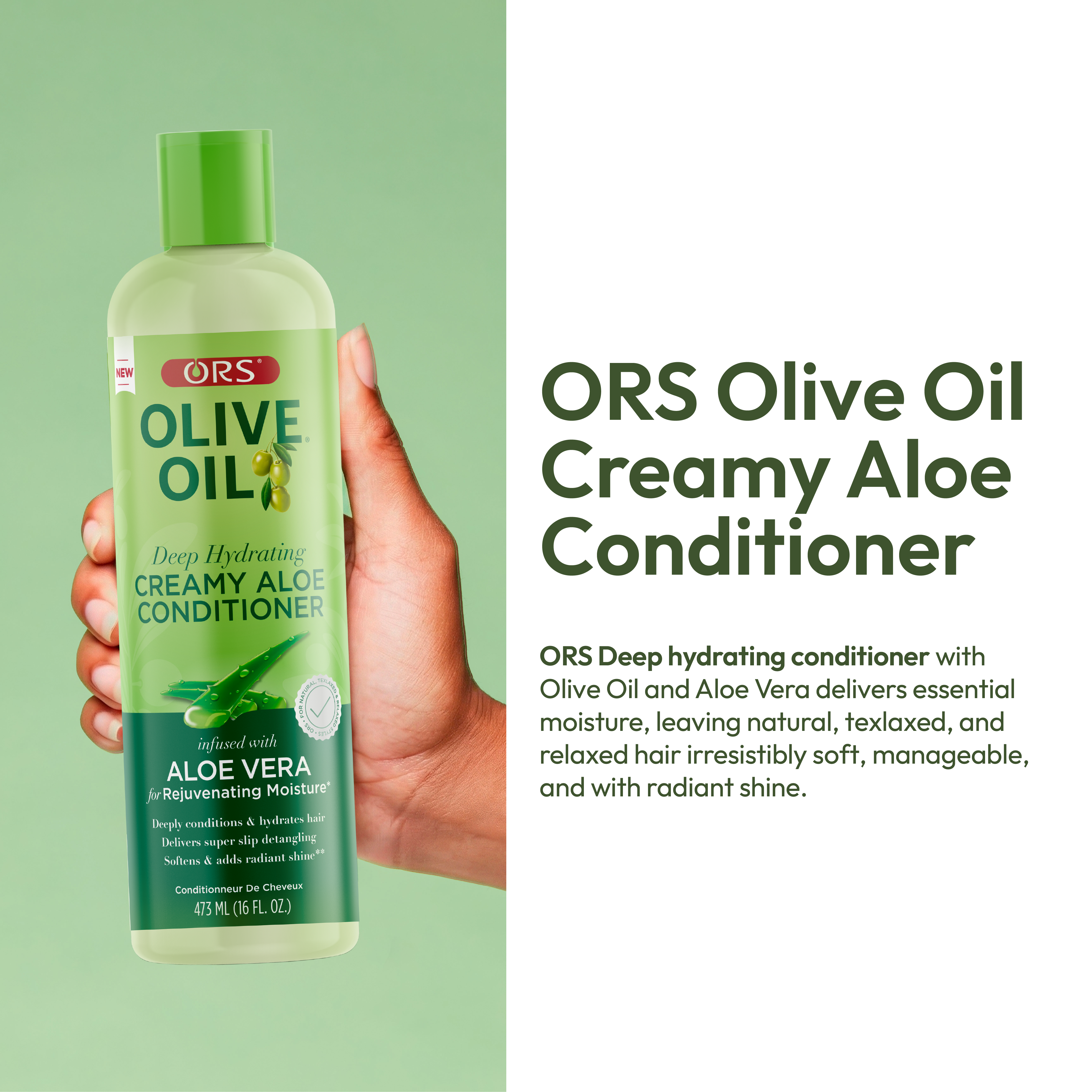 ORS Olive Oil Classics après-shampoing 473 ml aloe hydratation