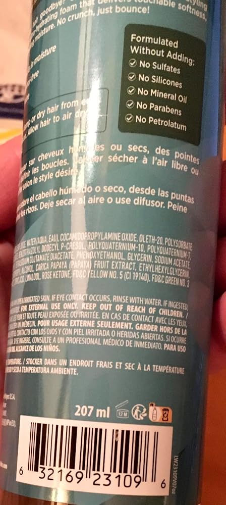 ORS Goodbye Dry mousse coiffante hydrafoam 7 oz anti-frisottis