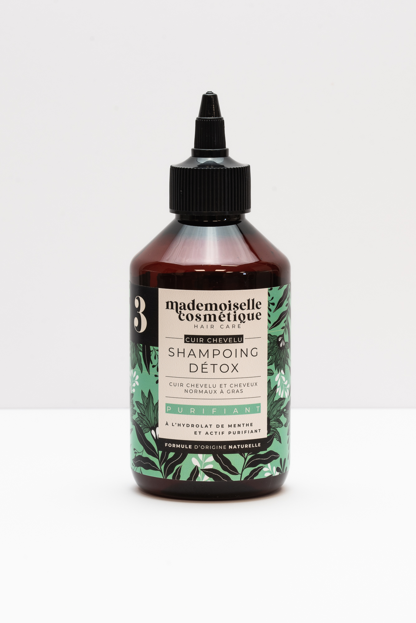 Melle Cosmétique Purifiante Shampoing détox 250ml menthe sébum