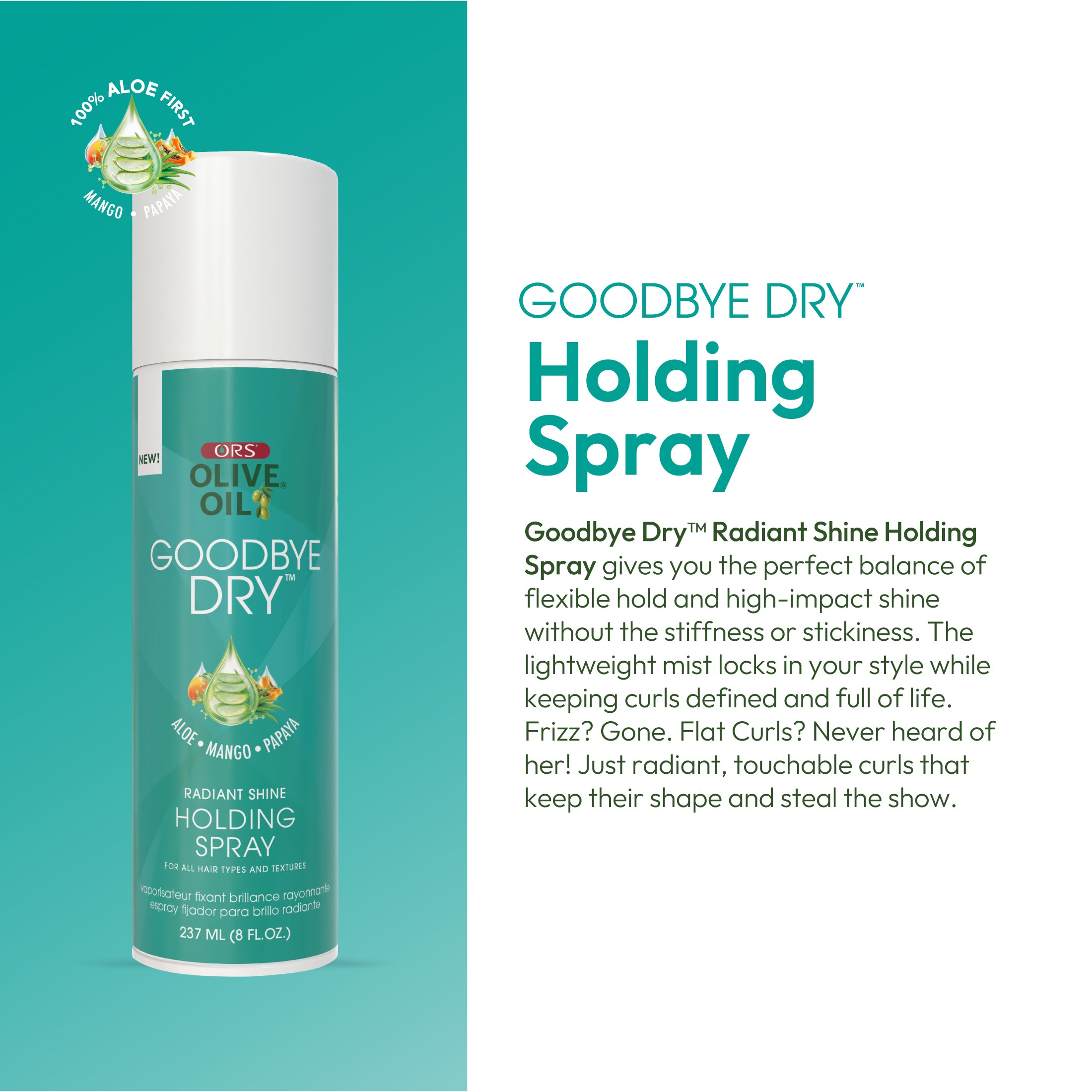 ORS Goodbye Dry Set laque + edge control 2 pièces
