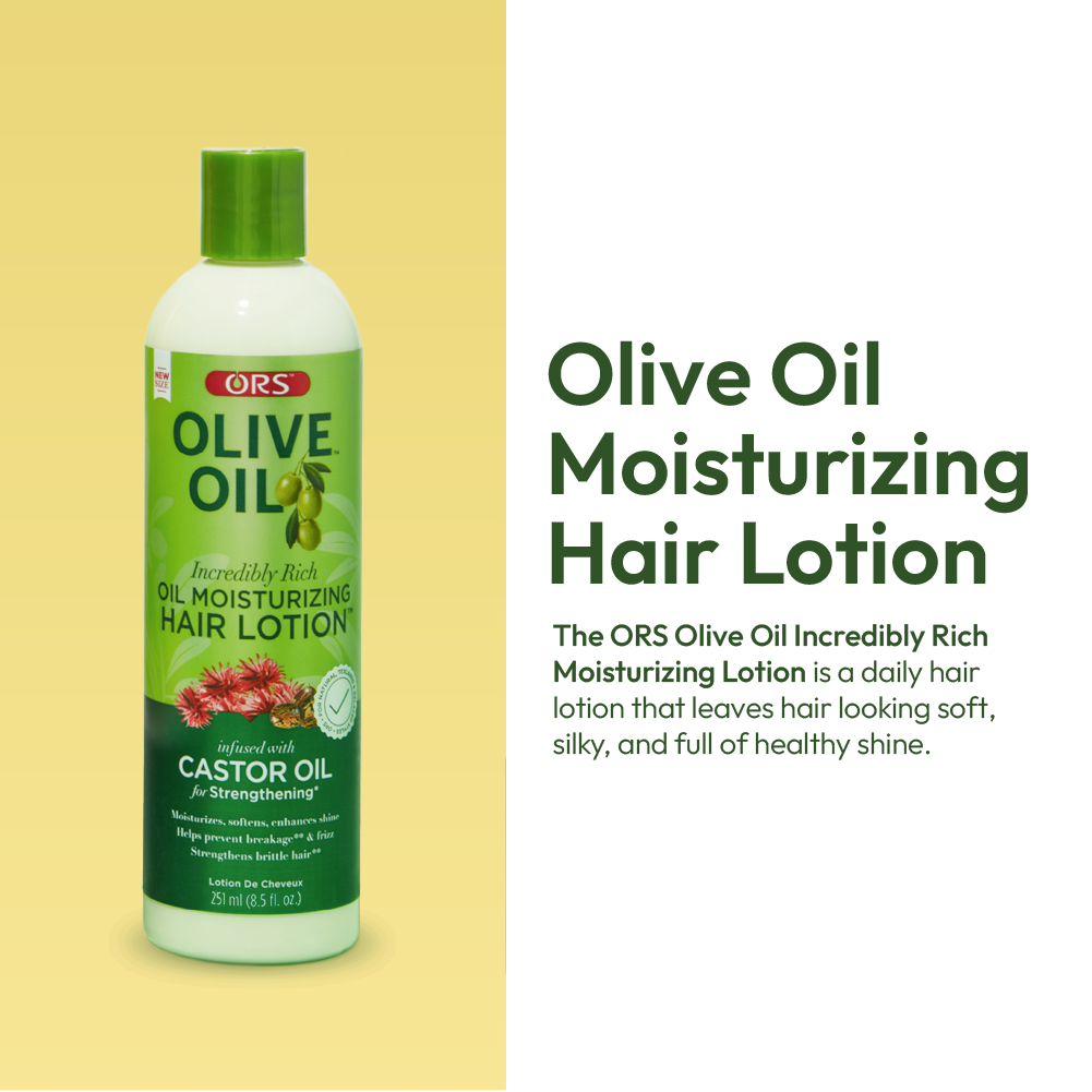 ORS Olive Oil Classics lotion cheveux 4x251 ml ricin brillance