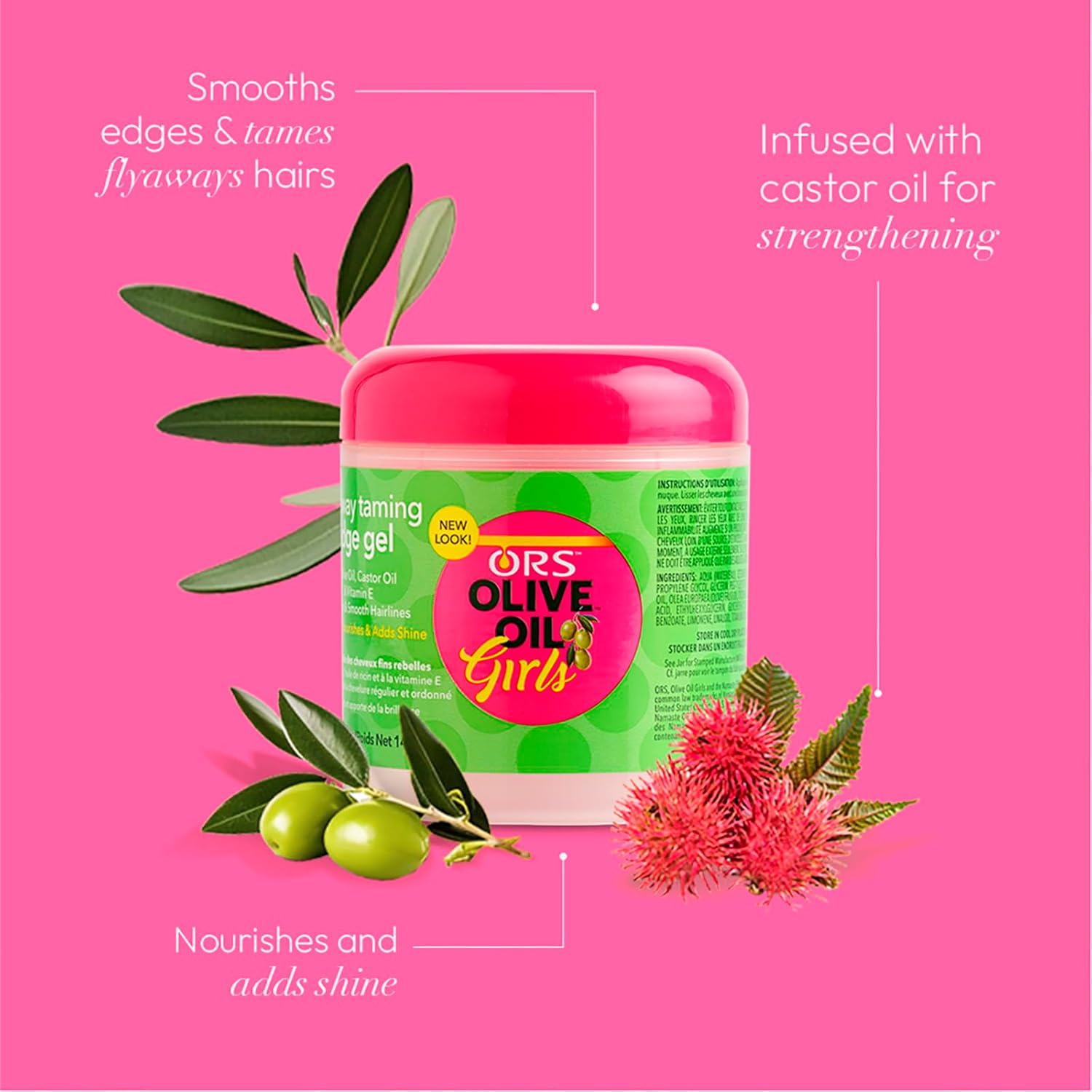 Organic Root Stimulator Olive Oil Girls gel contours 141 g brillance