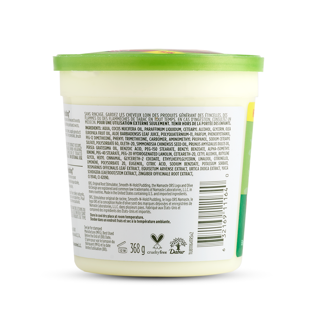 ORS Olive Oil Smooth-N-Hold pudding coiffant 368 g brillance