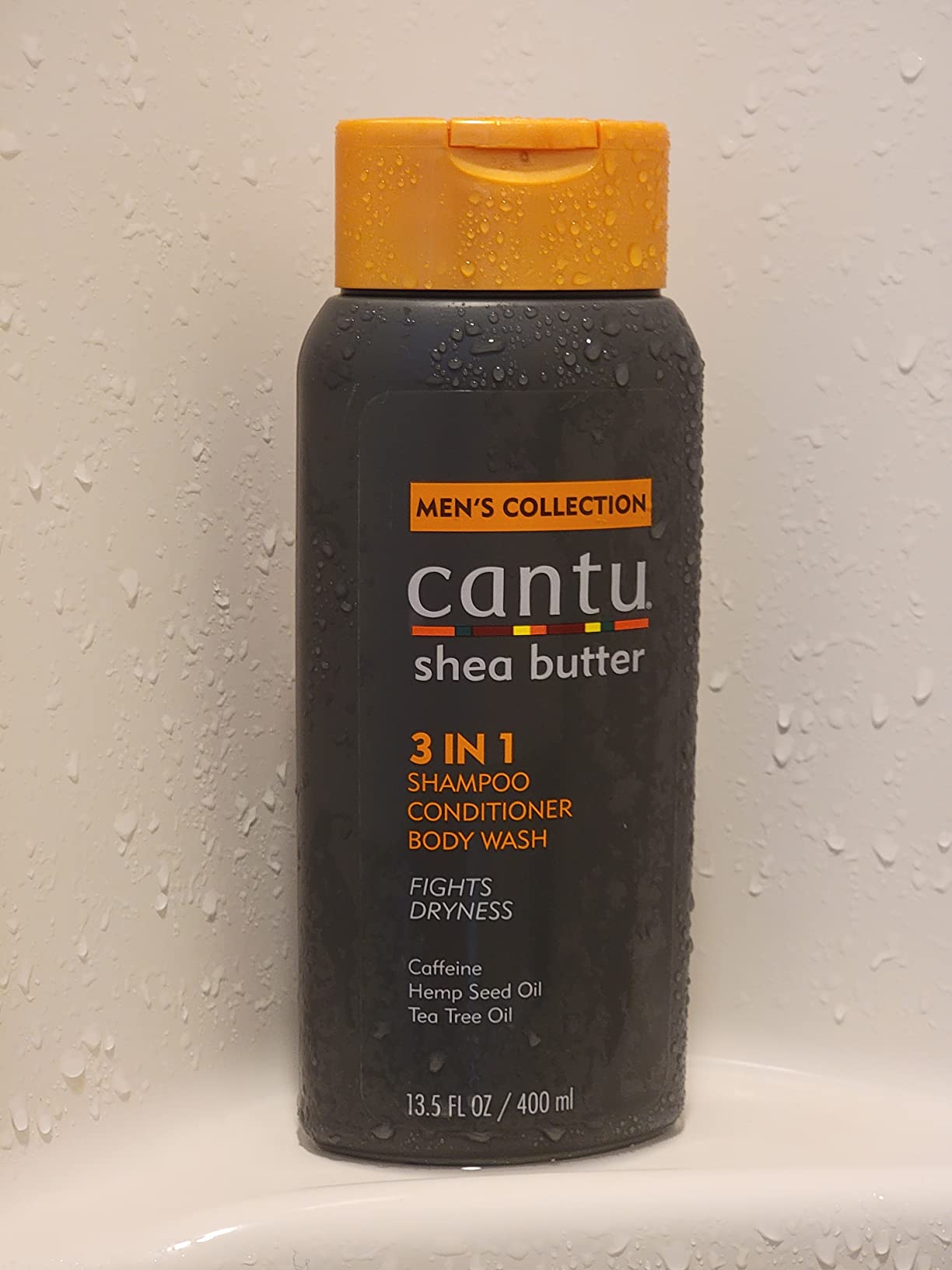 Cantu Mens gel douche et shampooing 2-en-1 400 ml karité